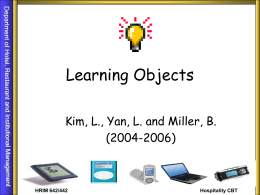 What is Learning Objects?