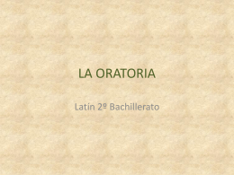 LA ORATORIA - latinlatinlatin