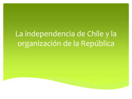 Antecedentes de la Independencia de Chile