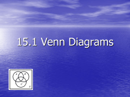 15.1 Venn Diagrams - Link 308