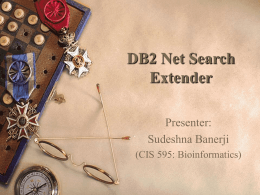 DB2 Net Search Extenders