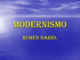 Modernismo - LenguaLiteraturaLarraona