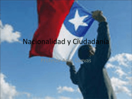 Nacionalidad y Ciudadania