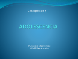 ADOLESCENCIA - WEB MEDICA ARGENTINA