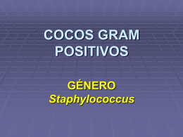 COCOS GRAM POSITIVOS - Facultad de Ciencias Veterinarias