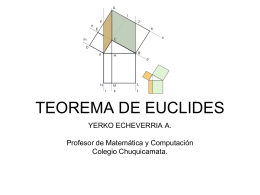 TEOREMA DE EUCLIDES - pesolis