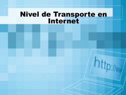 Nivel de Transporte en Internet