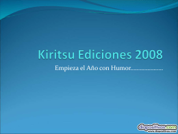 Kiritsu Ediciones 2008 - PowerPoints de Humor, graciosos