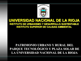 UNIVERSIDAD NACIONAL DE LA RIOJA INSTITUTO DE …