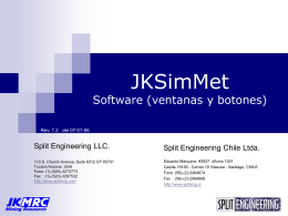 Presentacion Software JKSimMet