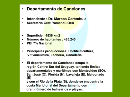 DEPARTAMENTO DE CANELONES - GAM