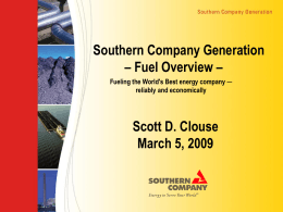 Overview of Southern Company