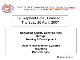 Christine_lecture - CYPRUS HOTEL MANAGERS …