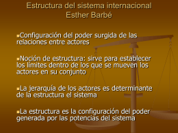 Estructura del sistema internacional