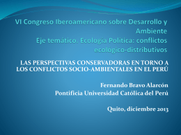 VI Congreso Iberoamericano sobre Desarrollo y Ambiente …