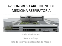 42 CONGRESO ARGENTINO DE MEDICINA RESPIRATORIA