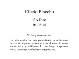 Efecto Placebo