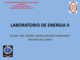 LABORATORIO DE ENERGIA II