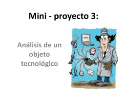 Mini - proyecto 3: