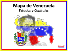 Mapa de Venezuela Estados y Capitales