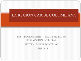 LA REGION CARIBE COLOMBIANA