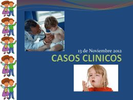Diapositiva 1 - Instituto Nacional de Enfermedades