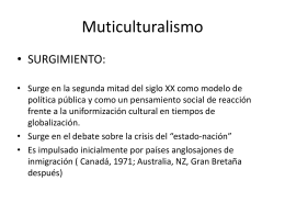 Multiculturalismo, interculturalidad, plurinacionalidad y