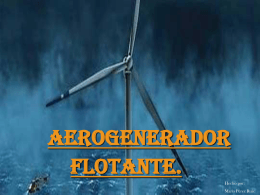 Aerogenerador Flotante.