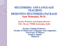 Dr. SAM MOHAN LAL Formar Professor cum Deputy …