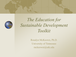 What is the Role of Education in Sustainable Development?