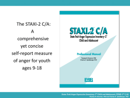 STAXI-2 C/A Overview