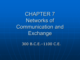 CHAPTER 8 Networks of Communication and Exchange