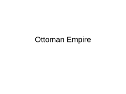 Ottoman Empire - Episcopal Academy
