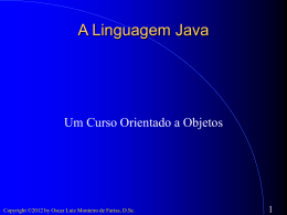 A Linguagem Java