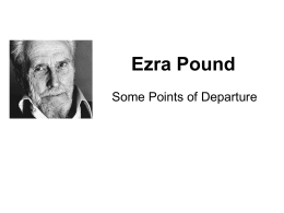 Ezra Pound - Longwood University