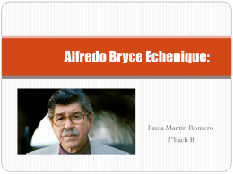 Alfredo Bryce Echenique: