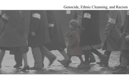 Genocide and Ethnic Cleansing - Virtual Classroom