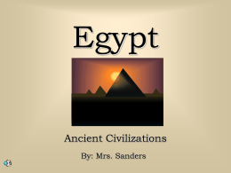 Ancient Egypt - Powerpoint Presentations for teachers