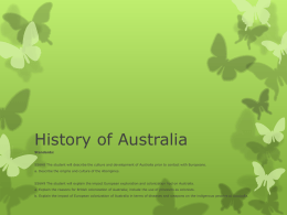 History of Australia - Polk County School District