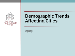 Demographic Trends Affecting Cities