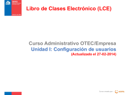 Curso Administrativo OTEC/Empresa Unidad I: …