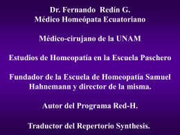 MATERIA MEDICA - Homeopatia.com.mx