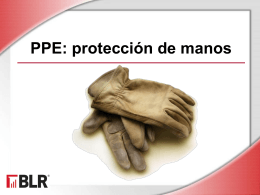 PPE: Hand Protection (Spanish)