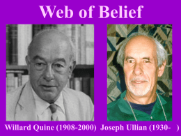 Web of Belief