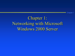 A Guide to Windows 2000 Server - Home Page