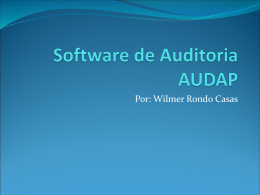 Software de Auditoria AUDAP