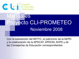 Manuales Proyecto CLI