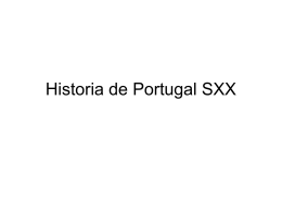 Historia de Portugal SXX
