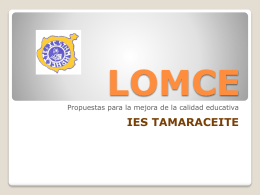LOMCE - Gobierno de Canarias