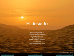 El desierto - Instituto Carlos Gracida A.C.